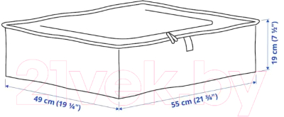 Кофр для хранения Ikea Пэркла 503.953.82