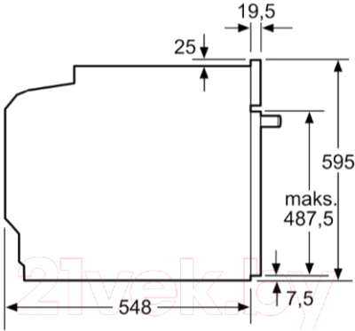 Электрический духовой шкаф Bosch HRA3140S0