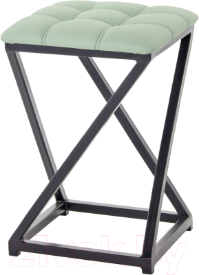 Табурет AMC Comfort 8К1.10 (кожзам мятный/черный) - фото