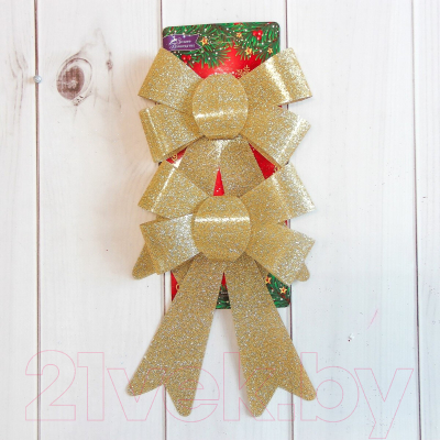 Набор елочных игрушек Pozzi Milano Бантики / 5127