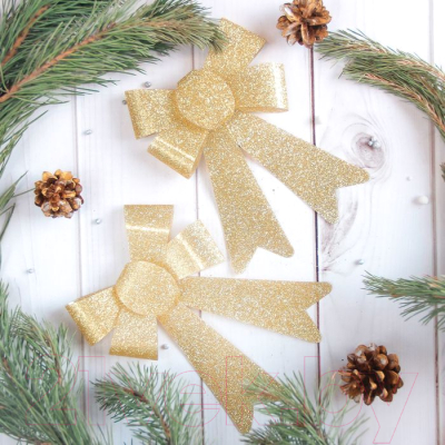 Набор елочных игрушек Pozzi Milano Бантики / 5127