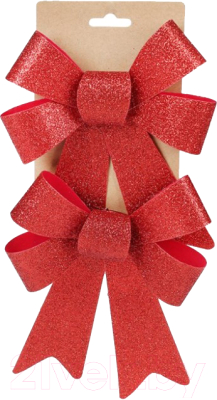 Набор елочных игрушек Pozzi Milano Бантики / 5129 - фото