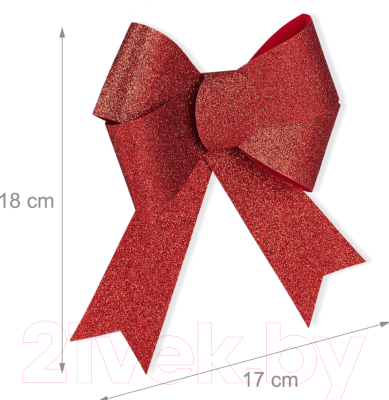 Набор елочных игрушек Pozzi Milano Бантики / 5130