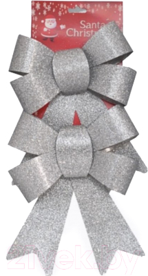 Набор елочных игрушек Pozzi Milano Бантики / 5131 - фото