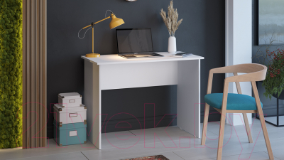 Письменный стол ТриЯ Тип 14 1000 (белый ясень)