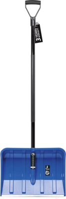 Лопата для уборки снега Prosperplast Alpin 2 Metal / IL2AMT-B333 (синий) - фото