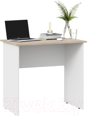 Письменный стол ТриЯ Тип 14 800 (дуб сонома/белый ясень)