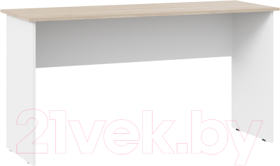 Письменный стол ТриЯ Тип 14 1400 (дуб сонома/белый ясень) - фото