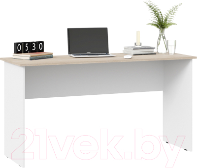 Письменный стол ТриЯ Тип 14 1400 (дуб сонома/белый ясень)
