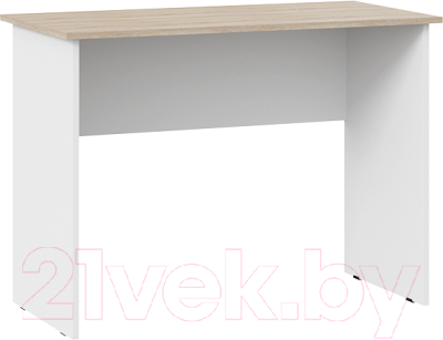 Письменный стол ТриЯ Тип 14 1000 (дуб сонома/белый ясень) - фото