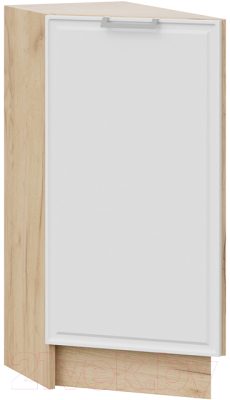 Шкаф-стол кухонный ТриЯ Белладжио 1Н3Т (дуб крафт золотой/фон белый) - фото