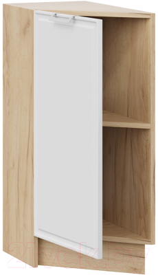 Шкаф-стол кухонный ТриЯ Белладжио 1Н3Т (дуб крафт золотой/фон белый)