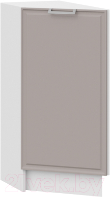 Шкаф-стол кухонный ТриЯ Белладжио 1Н3Т (белый/софт капучино) - фото