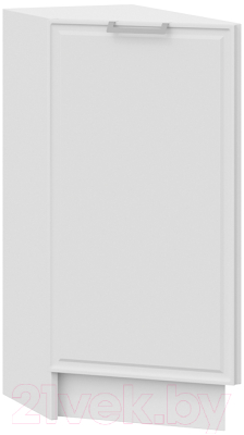 Шкаф-стол кухонный ТриЯ Белладжио 1Н3Т (белый/фон белый) - фото