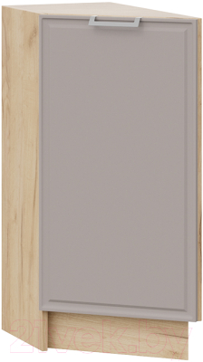 Шкаф-стол кухонный ТриЯ Белладжио 1Н3Т (дуб крафт золотой/софт капучино) - фото