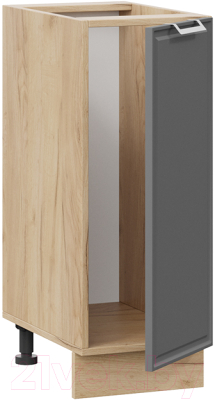 Шкаф-стол кухонный ТриЯ Белладжио 1Н3 (дуб крафт золотой/софт графит)