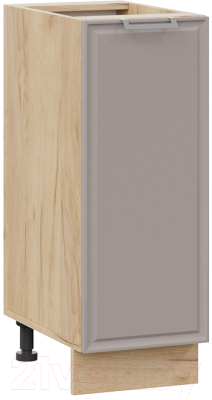 Шкаф-стол кухонный ТриЯ Белладжио 1Н3 (дуб крафт золотой/софт капучино) - фото