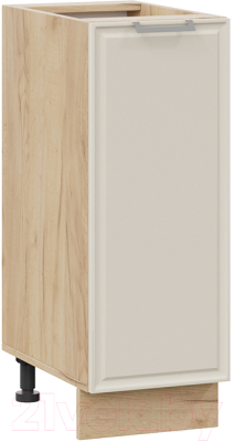 Шкаф-стол кухонный ТриЯ Белладжио 1Н3 (дуб крафт золотой/софт панакота) - фото