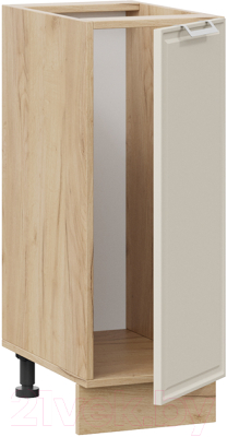 Шкаф-стол кухонный ТриЯ Белладжио 1Н3 (дуб крафт золотой/софт панакота)