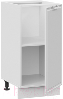 Шкаф-стол кухонный ТриЯ Белладжио 1Н4 (белый/фон белый)