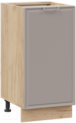 Шкаф-стол кухонный ТриЯ Белладжио 1Н4 (дуб крафт золотой/софт капучино) - фото