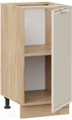 Шкаф-стол кухонный ТриЯ Белладжио 1Н4 (дуб крафт золотой/софт панакота)