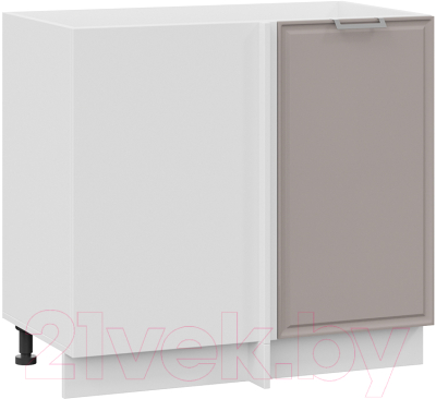 Шкаф под мойку ТриЯ Белладжио 1Н9У (белый/софт капучино) - фото