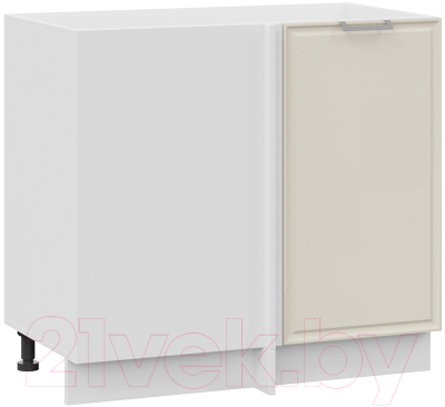 Шкаф под мойку ТриЯ Белладжио 1Н9У (белый/софт панакота) - фото