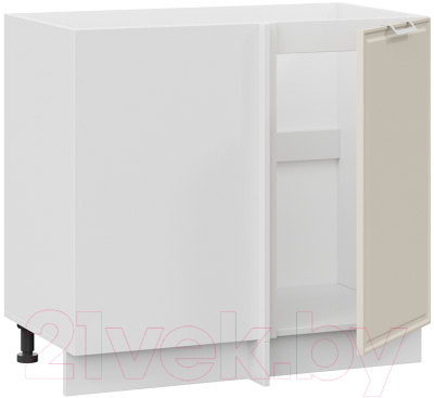 Шкаф под мойку ТриЯ Белладжио 1Н9У (белый/софт панакота)