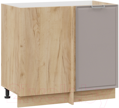 Шкаф под мойку ТриЯ Белладжио 1Н9У (дуб крафт золотой/софт капучино) - фото