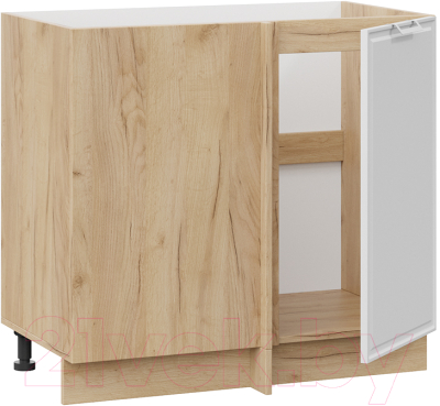 Шкаф под мойку ТриЯ Белладжио 1Н9У (дуб крафт золотой/фон белый)