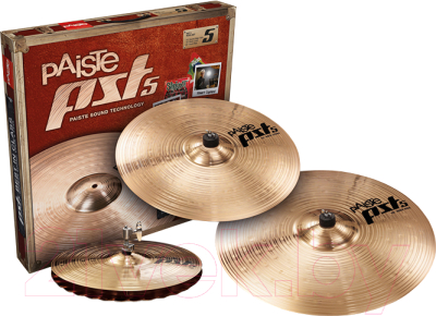 Набор тарелок для ударной установки Paiste New PST 5 Rock Set 000068RSET - фото