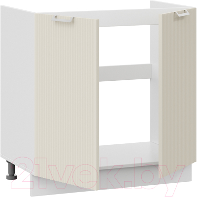 Шкаф под мойку ТриЯ Кимберли 1Н8М (белый/крем)