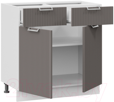 Шкаф-стол кухонный ТриЯ Кимберли 1Н8Я1 (белый/муссон)