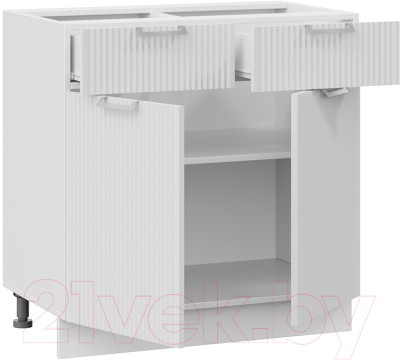 Шкаф-стол кухонный ТриЯ Кимберли 1Н8Я1 (белый/сноу)