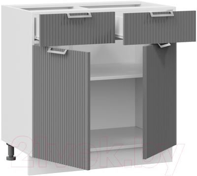 Шкаф-стол кухонный ТриЯ Кимберли 1Н8Я1 (белый/титан)