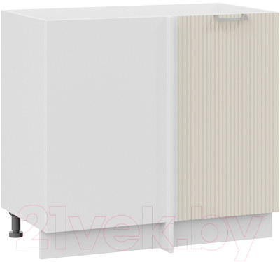 Шкаф под мойку ТриЯ Кимберли 1Н9У (белый/крем) - фото