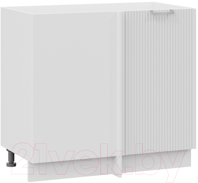 Шкаф под мойку ТриЯ Кимберли 1Н9У (белый/сноу) - фото