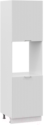 Шкаф-пенал кухонный ТриЯ Кимберли 1П6 (белый/кремовый) - фото
