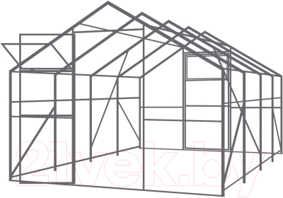 Каркас теплицы Садовод Кантри - фото