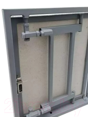 Люк под плитку Lukoff ST двухдверный 80x40