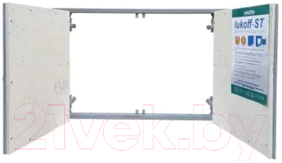 Люк под плитку Lukoff ST двухдверный 80x40