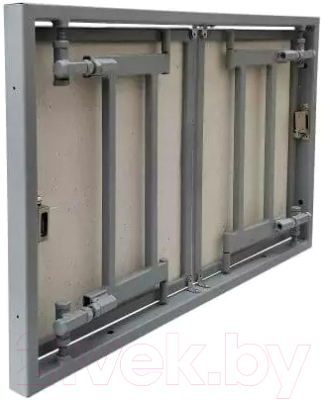 Люк под плитку Lukoff ST двухдверный 80x40