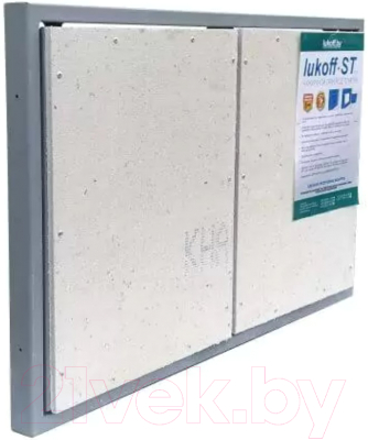 Люк под плитку Lukoff ST двухдверный 100x90 - фото
