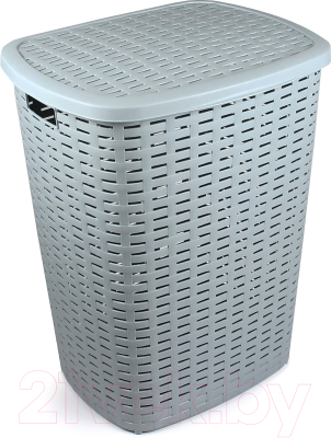 Корзина для белья Verde Серая - фото