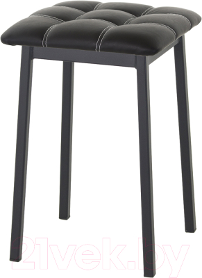 Табурет AMC Comfort 7К1.1 (кожзам черный/черный) - фото