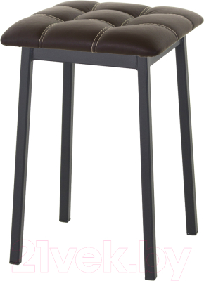 Табурет AMC Comfort 7К1.2 (кожзам венге/черный) - фото