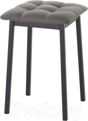 Табурет AMC Comfort 7К1.5 (кожзам графит/черный) - фото