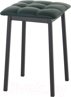 Табурет AMC Comfort 7К1.9 (кожзам зеленый/черный) - фото