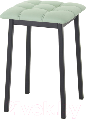 Табурет AMC Comfort 7К1.10 (кожзам мятный/черный) - фото